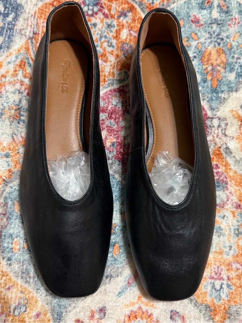 MADEWELL size 8 Black Women's Leather Mylie Flats